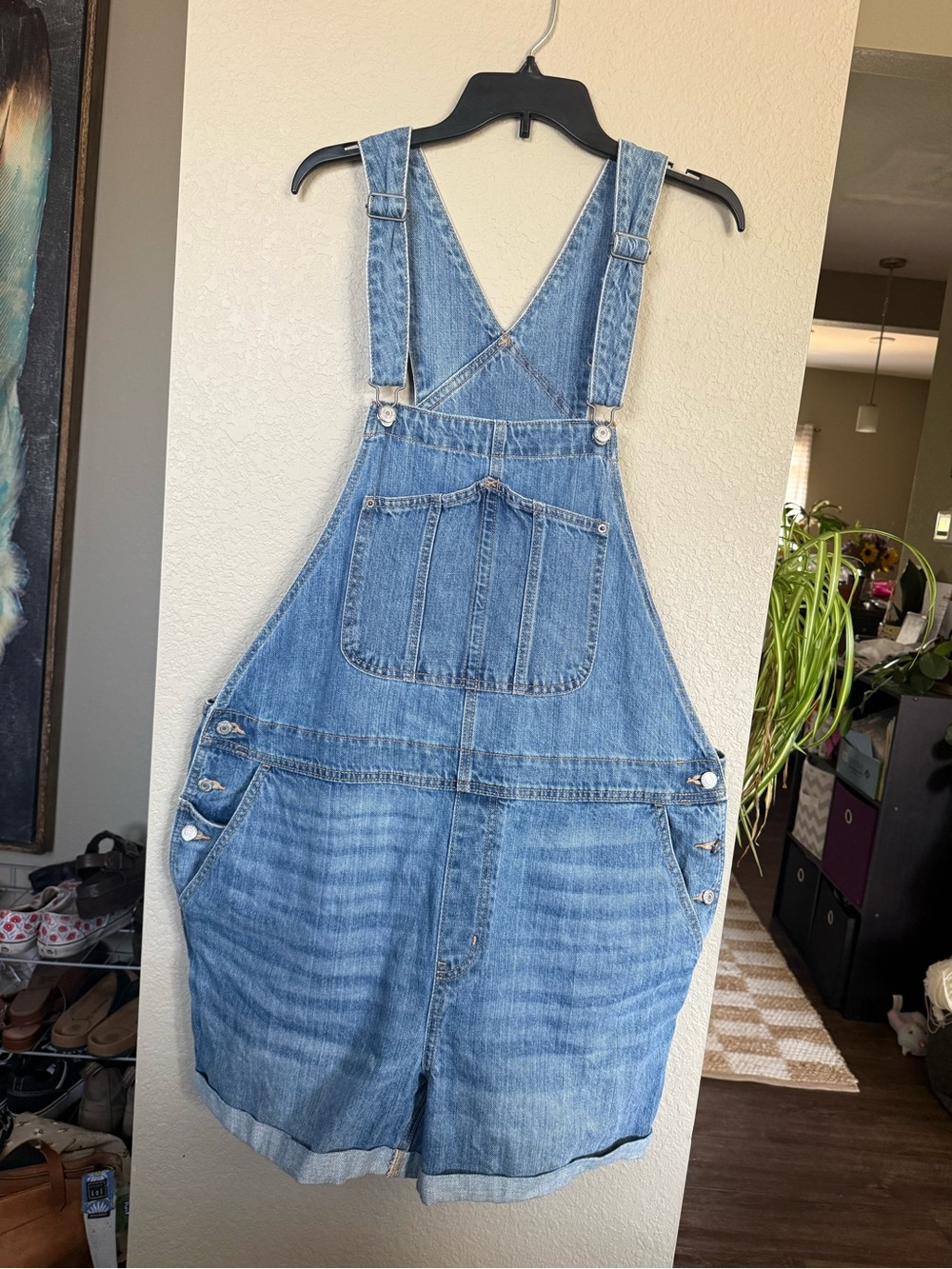 Old Navy Light Blue Denim Overalls